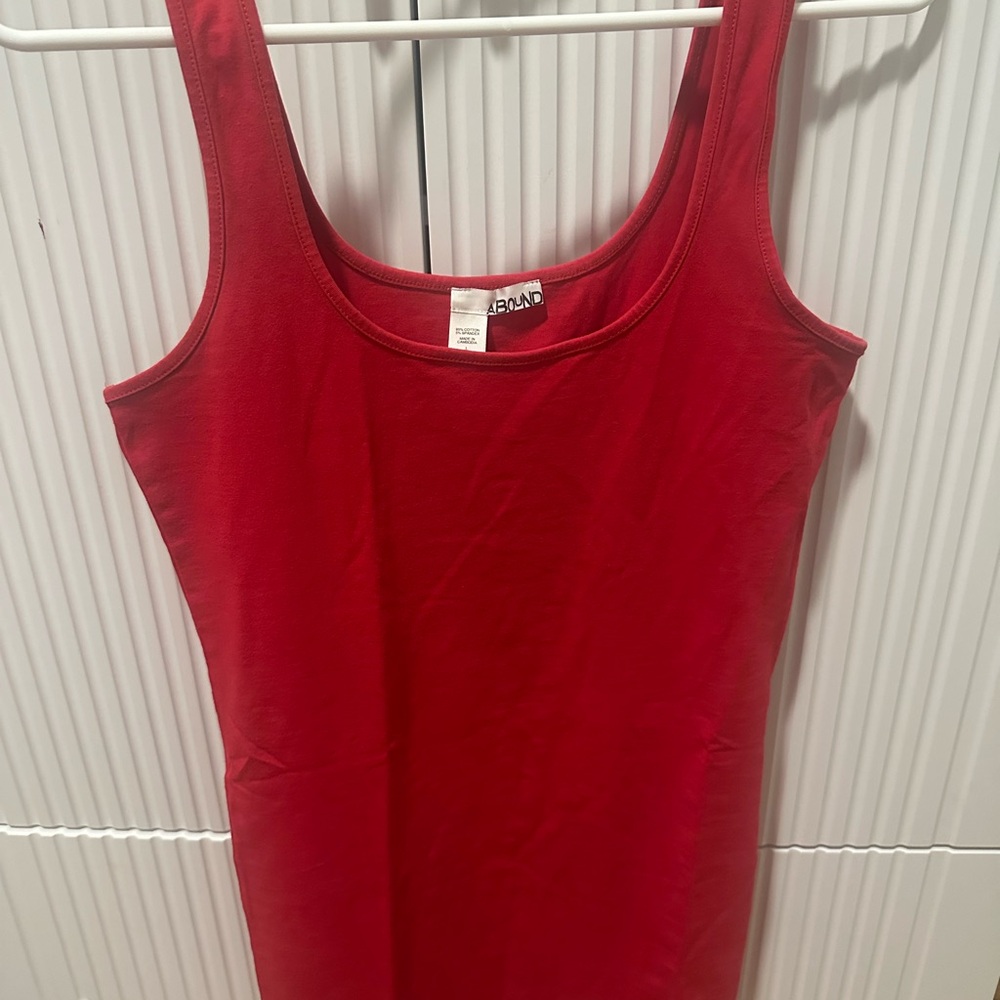 Abound Bold Red Scoop Tank